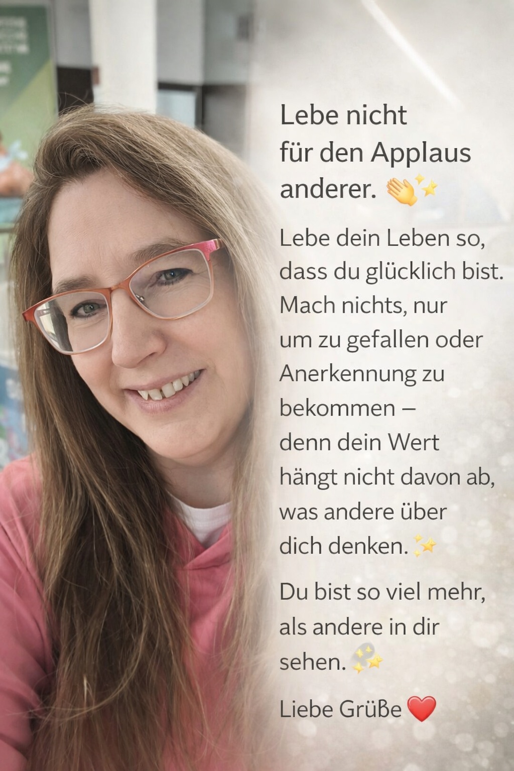 Lebe nicht für den Applaus anderer