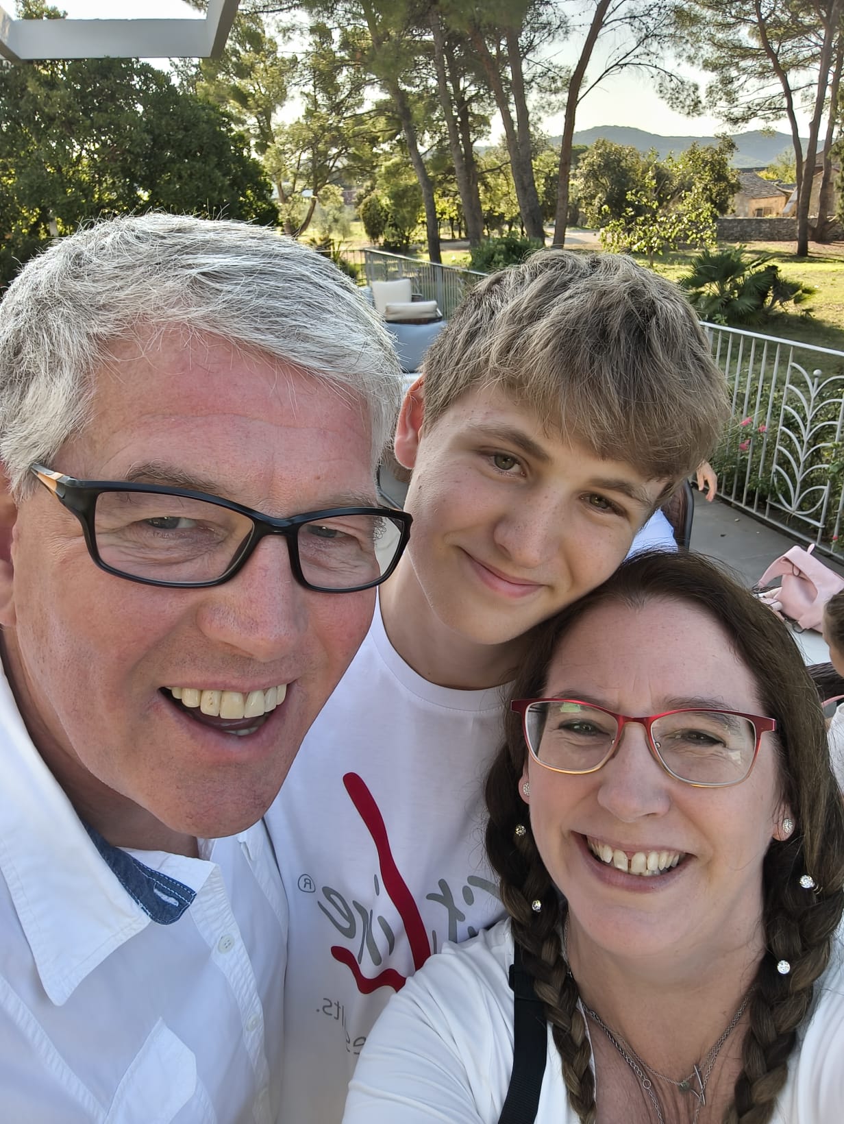 Angela mit Mann und Sohn beim Incentive in Kroatien