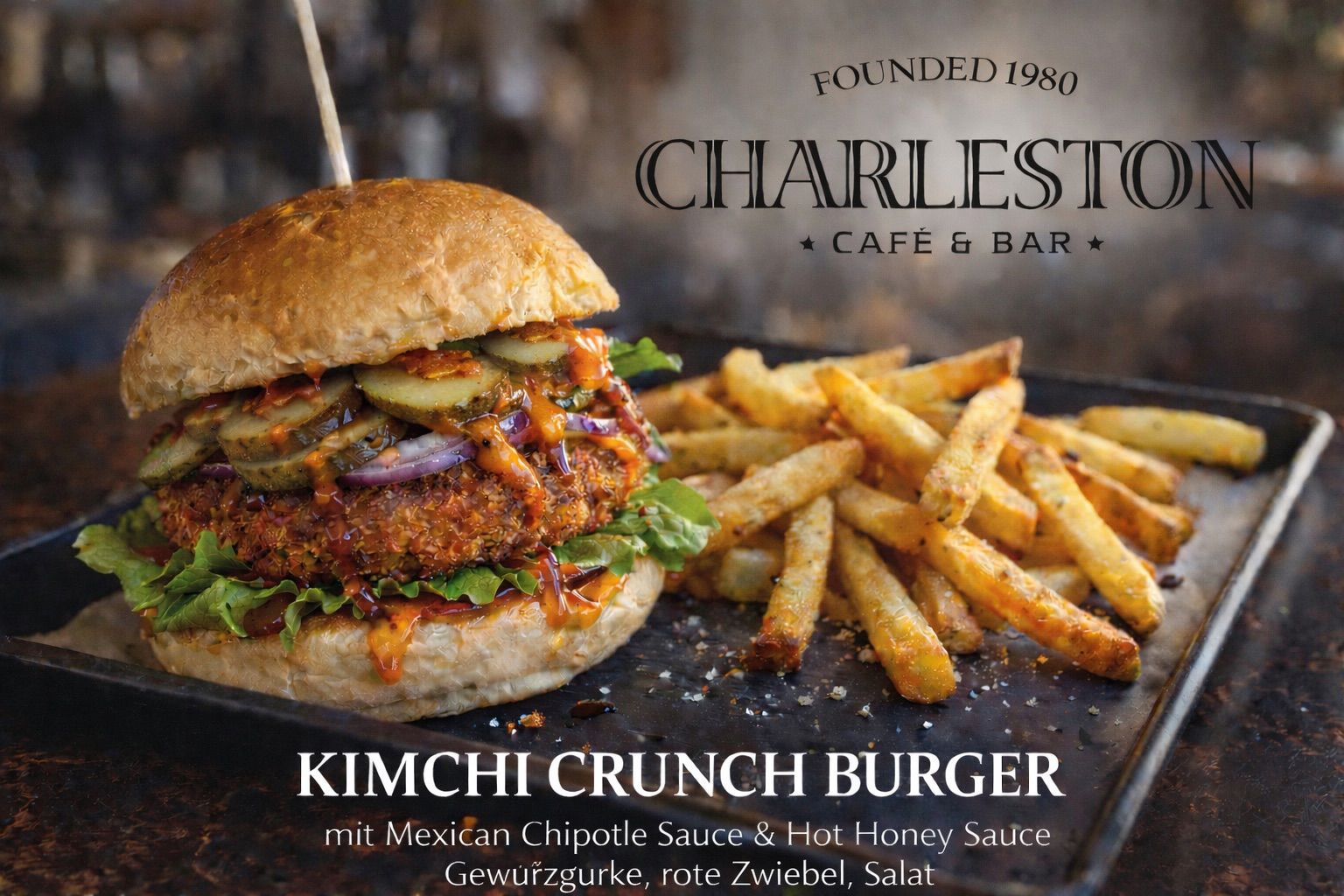 Kimchi Crunch Burger