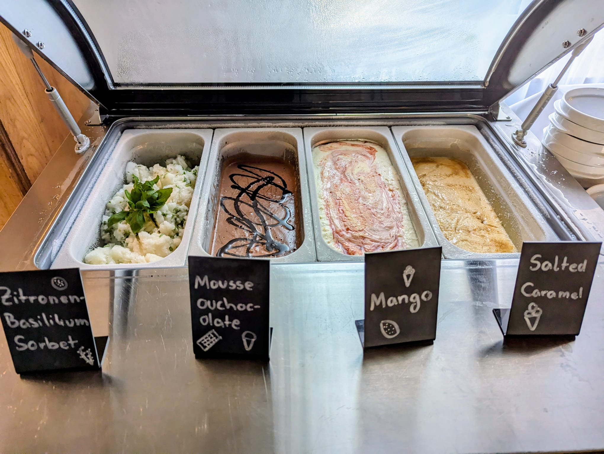 Hausgemachtes Eis aus der Eismanufaktur