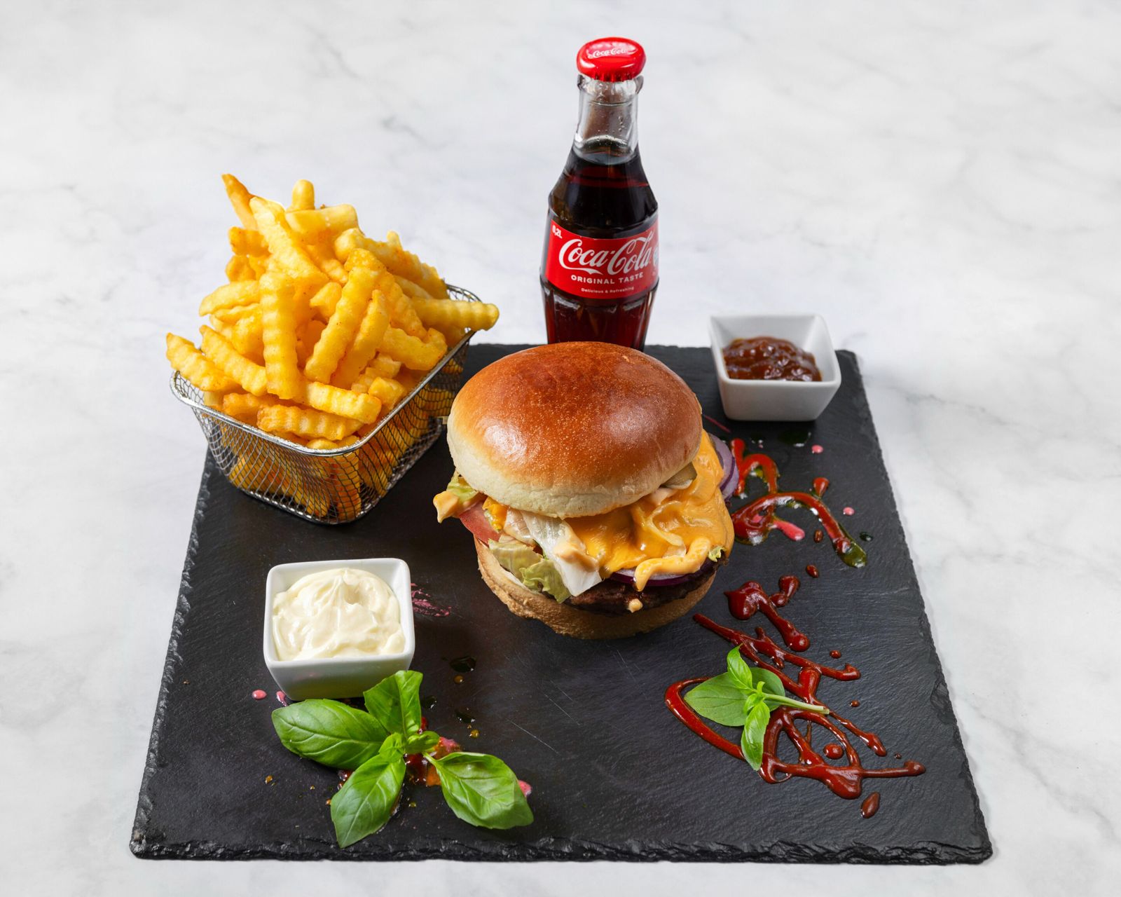 Cheeseburger Menü