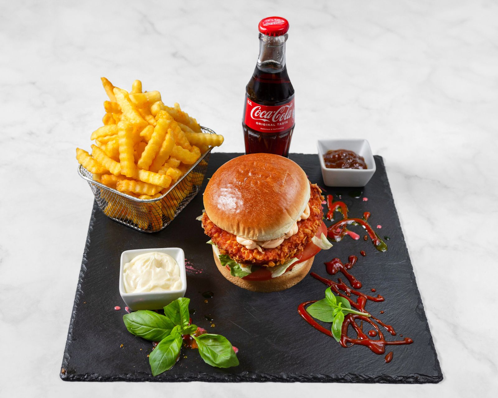 Chicken Burger Menü