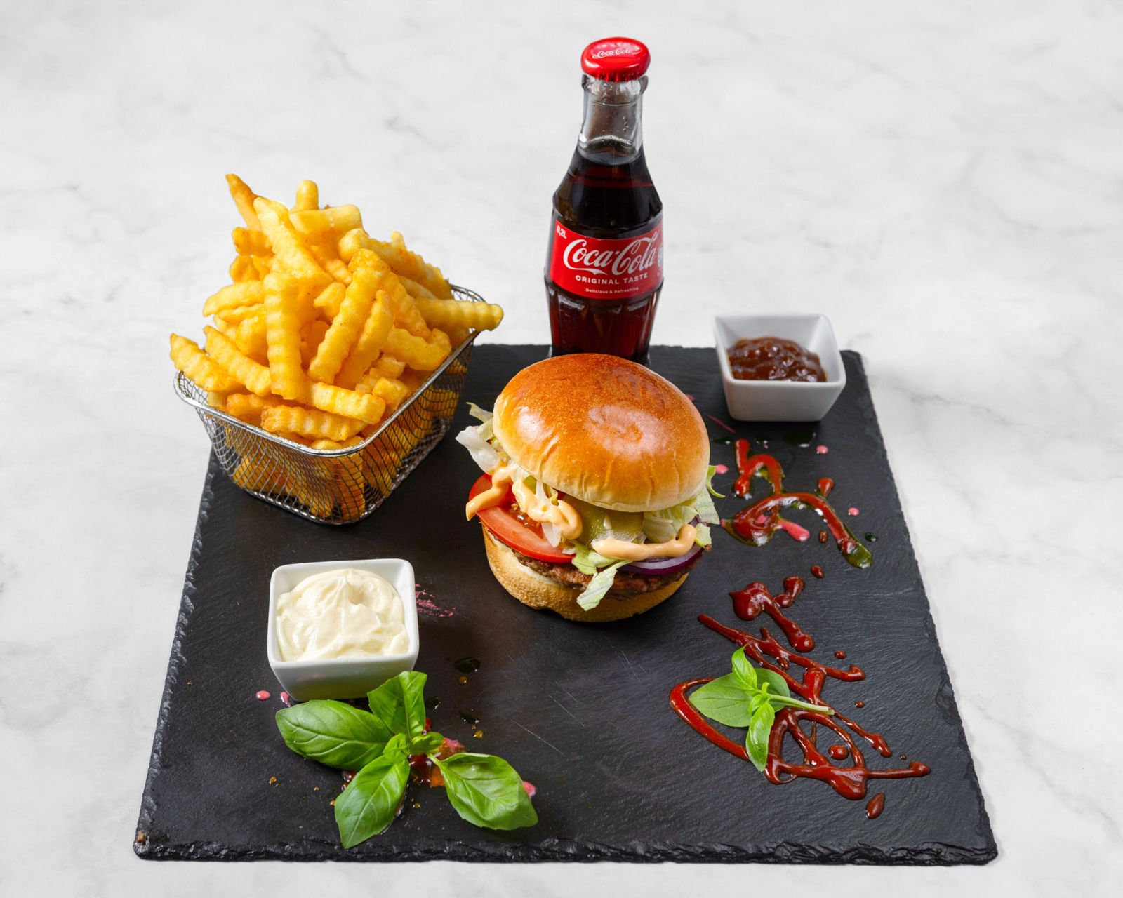 Burger mit Sauce