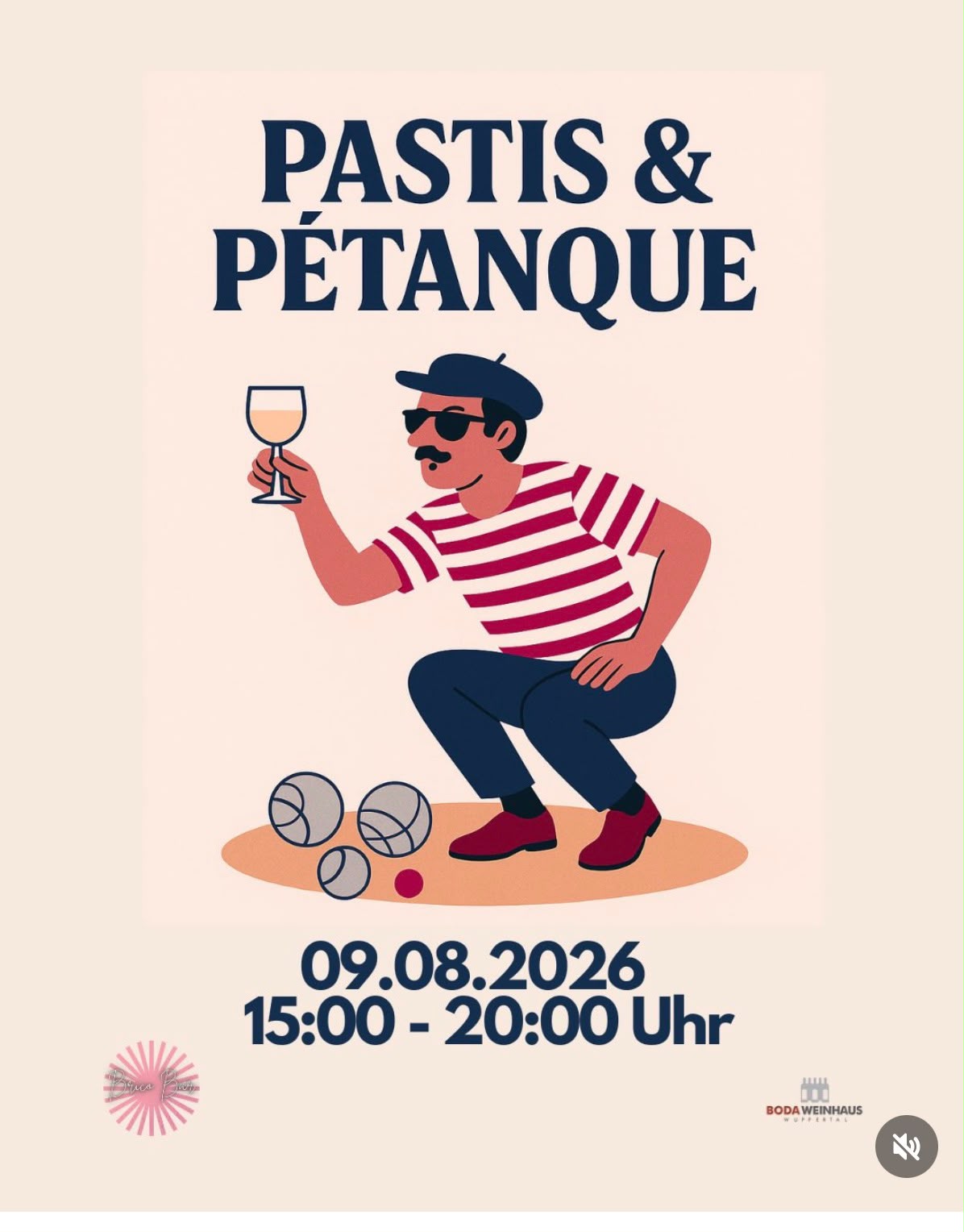 Pastis & Pétanque – Sommerliches Outdoor-Event im BODA WEINHAUS, 9. August 2026