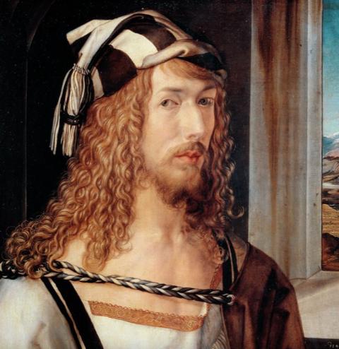 Albrecht Dürer – Selbstporträt 1498 · Kunst in Häppchen im BODA WEINHAUS