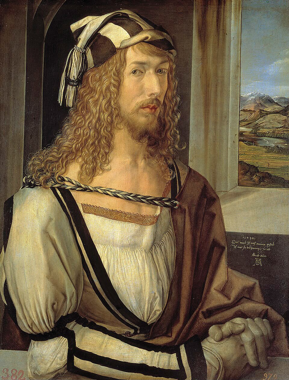 Albrecht Dürer – Selbstbildnis im Pelzrock · Kunst in Häppchen im BODA WEINHAUS
