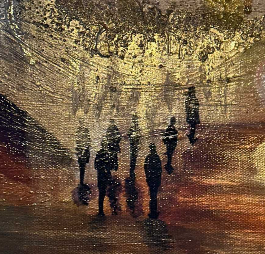Zeichen eines Lebens – Gemälde von Nadja Kurz
