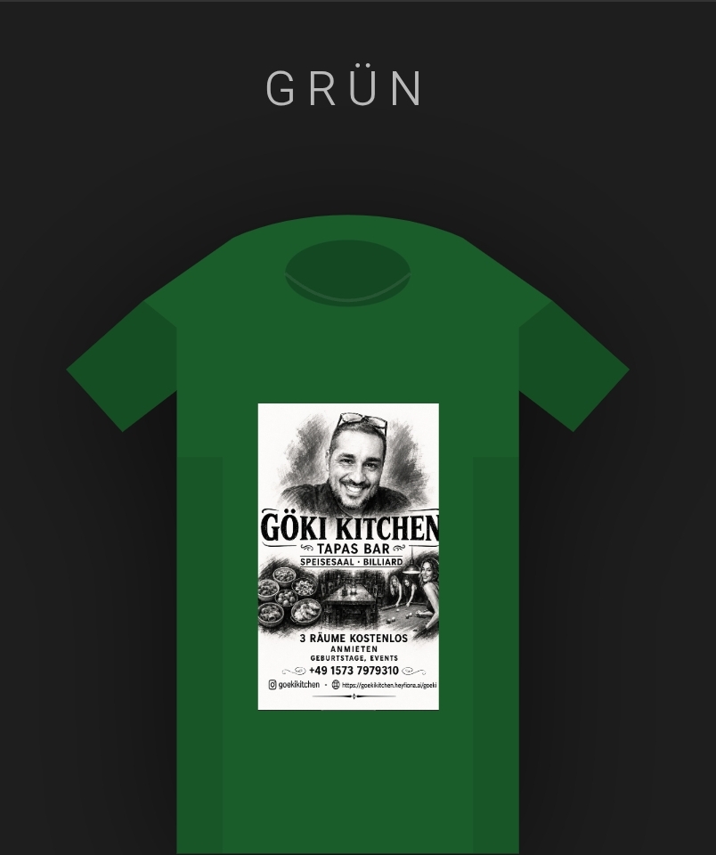 Göki Kitchen T-Shirt Grün