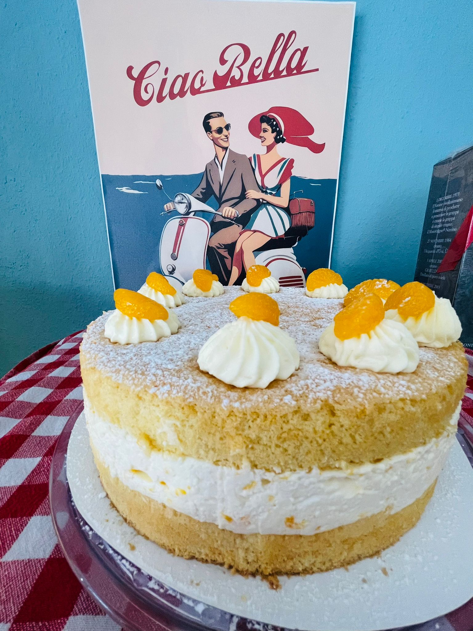 Frischer Mandarinenkuchen