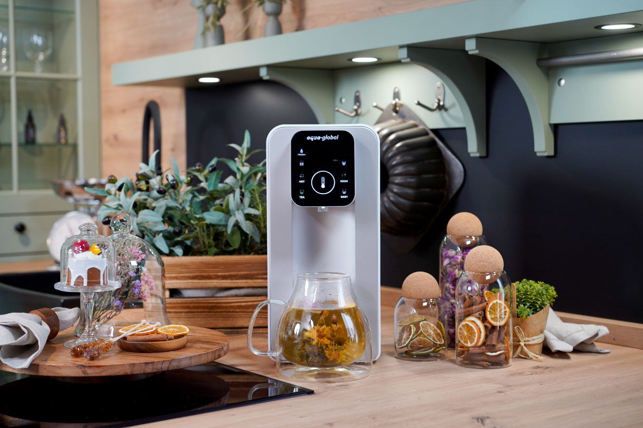 aqua-global Wasserbar in moderner Küche