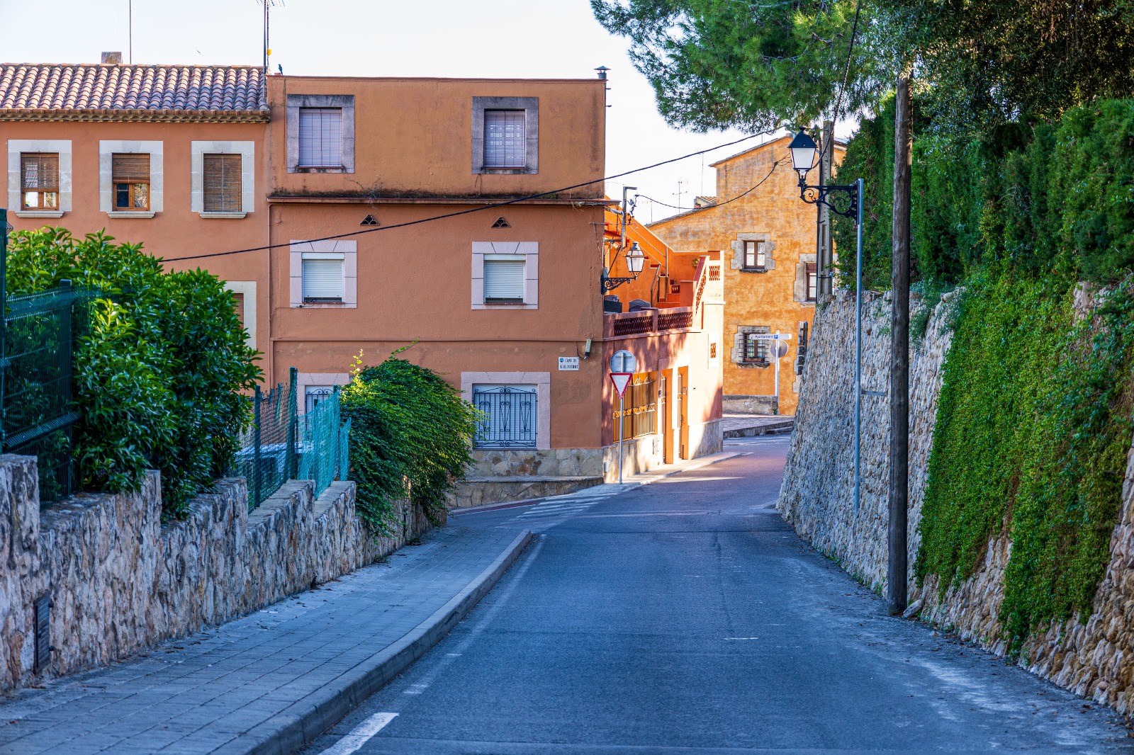 Dorfstraße in Spanien