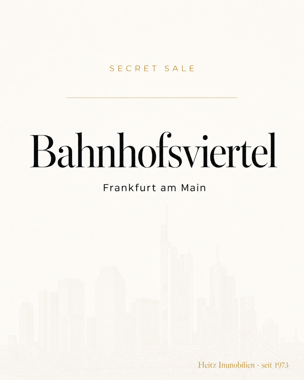 Anlageobjekt Frankfurter Bahnhofsviertel – Secret Sale