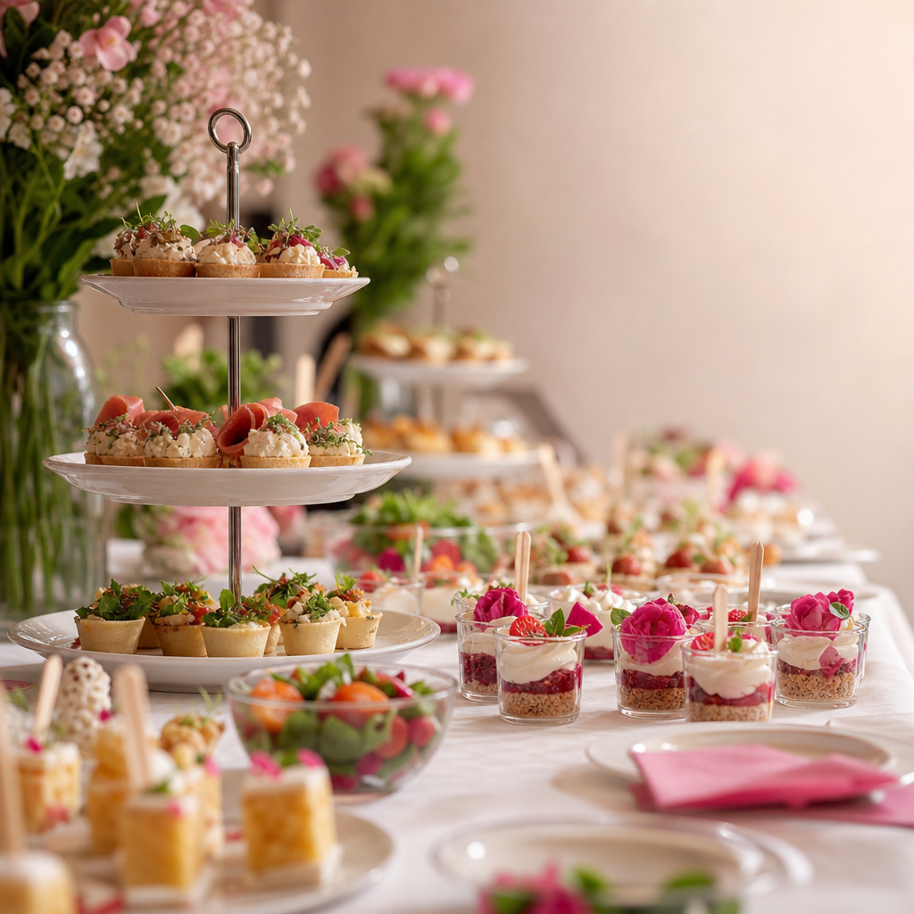 Festliches Catering Buffet für Familienfeier