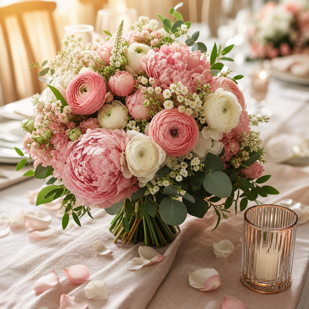 Festliche Blumendekoration für Jugendweihe und Konfirmation