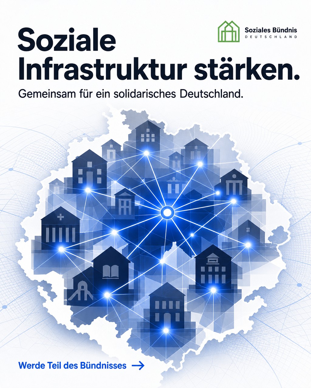 Krankenhäuser, Pflege, Tafeln, Kitas