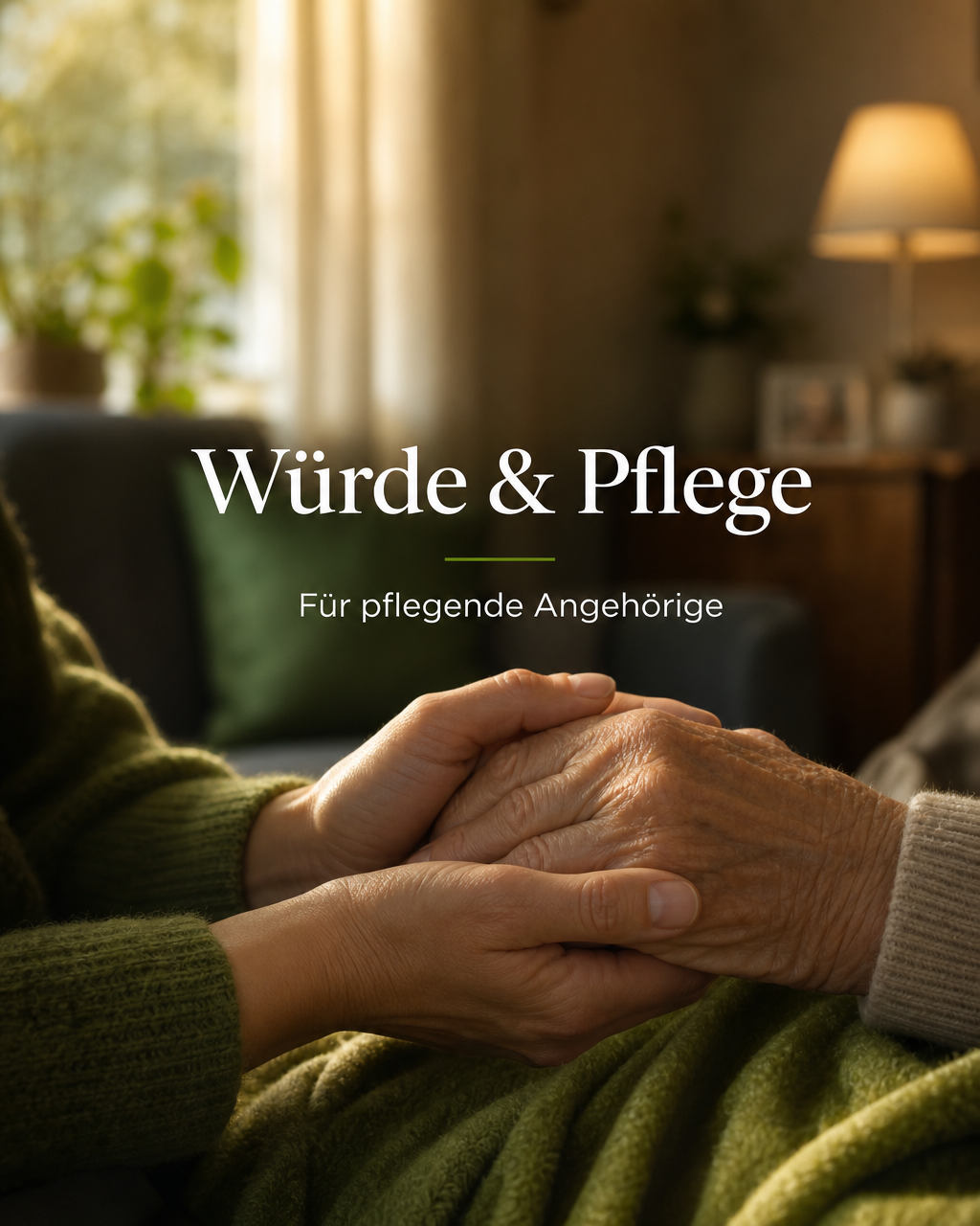 Pflegende Hände