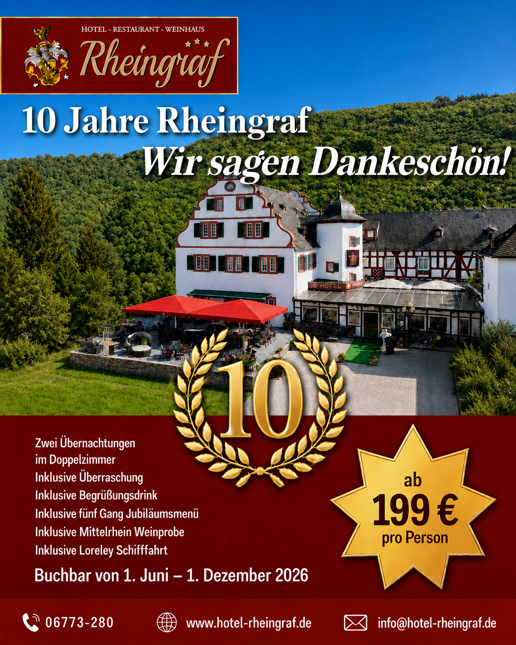 10 Jahre Rheingraf – Jubiläumsangebot
