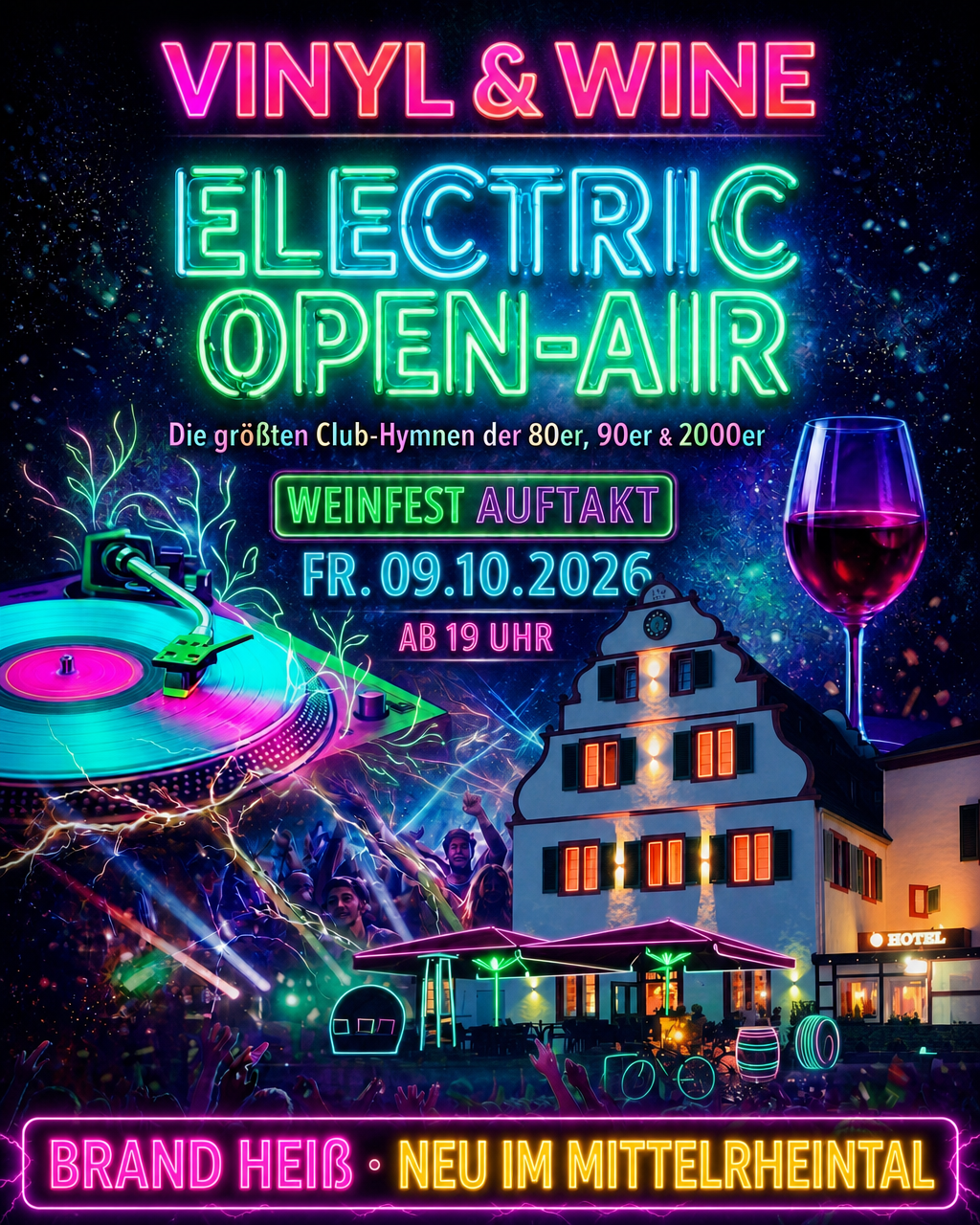 Vinyl & Wine Electric Open-Air 2026