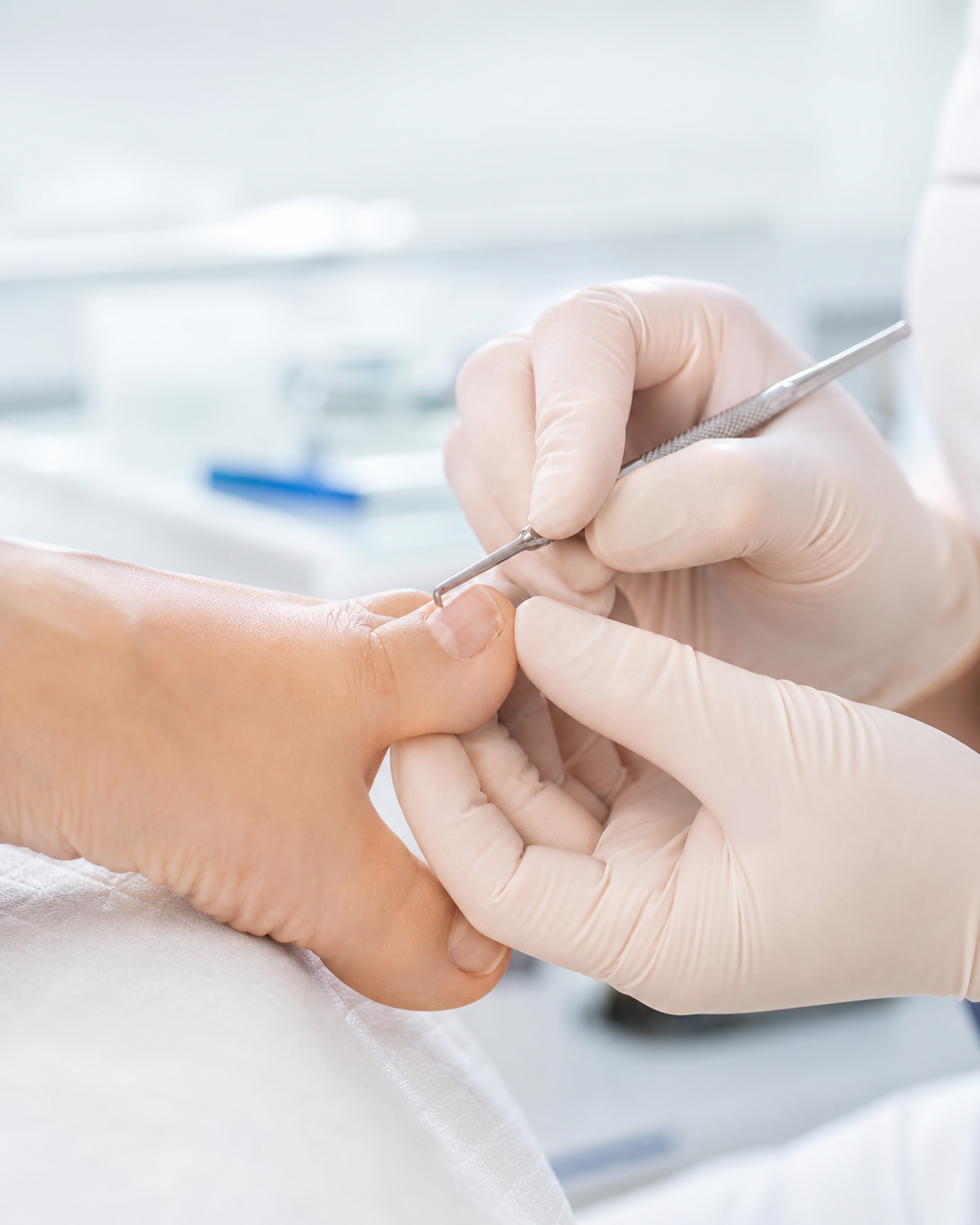 Professionelle podologische Behandlung bei Podologiepraxis Hilliges in Dormagen