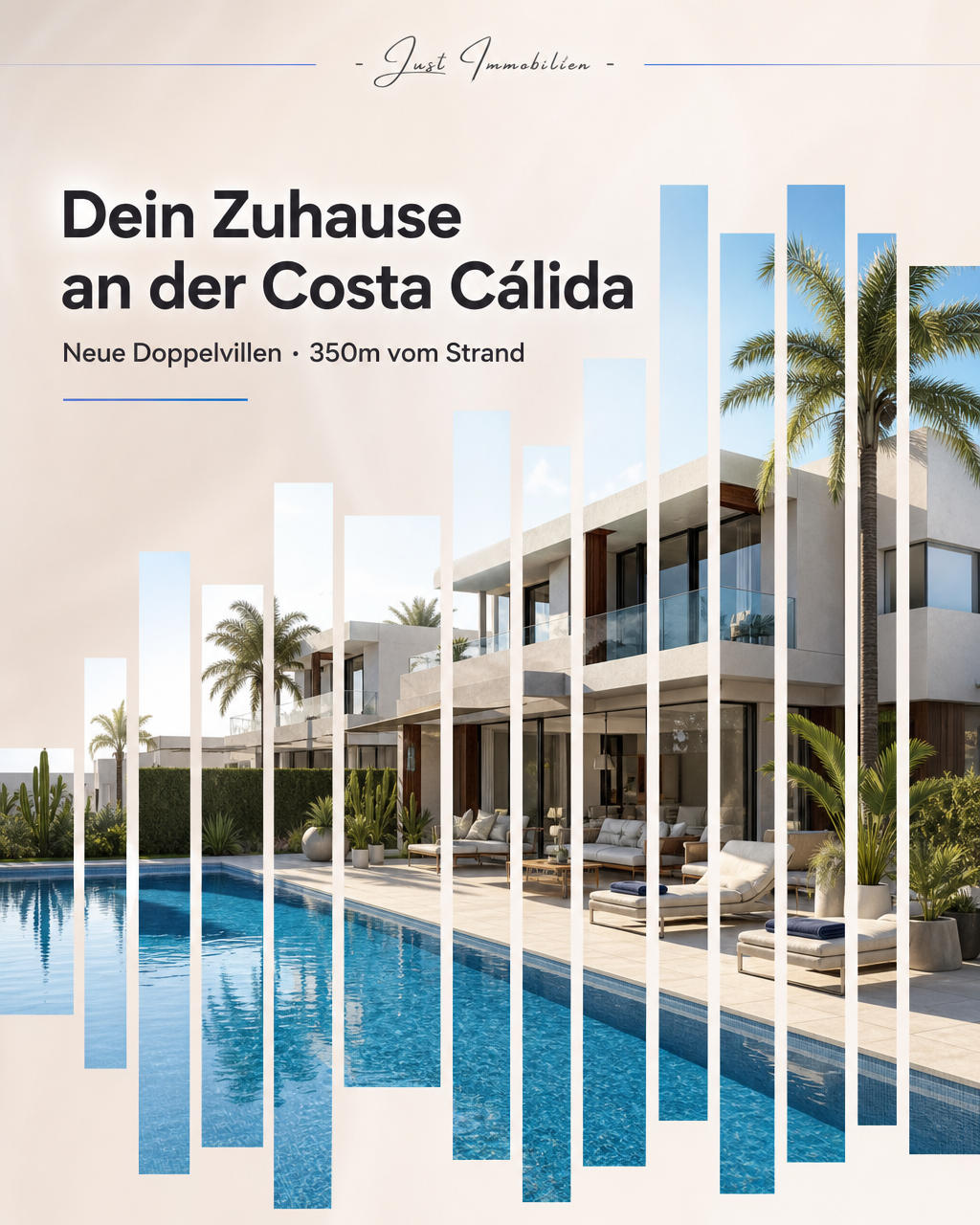 Neue Doppelvilla mit Pool, Puerto de Mazarrón