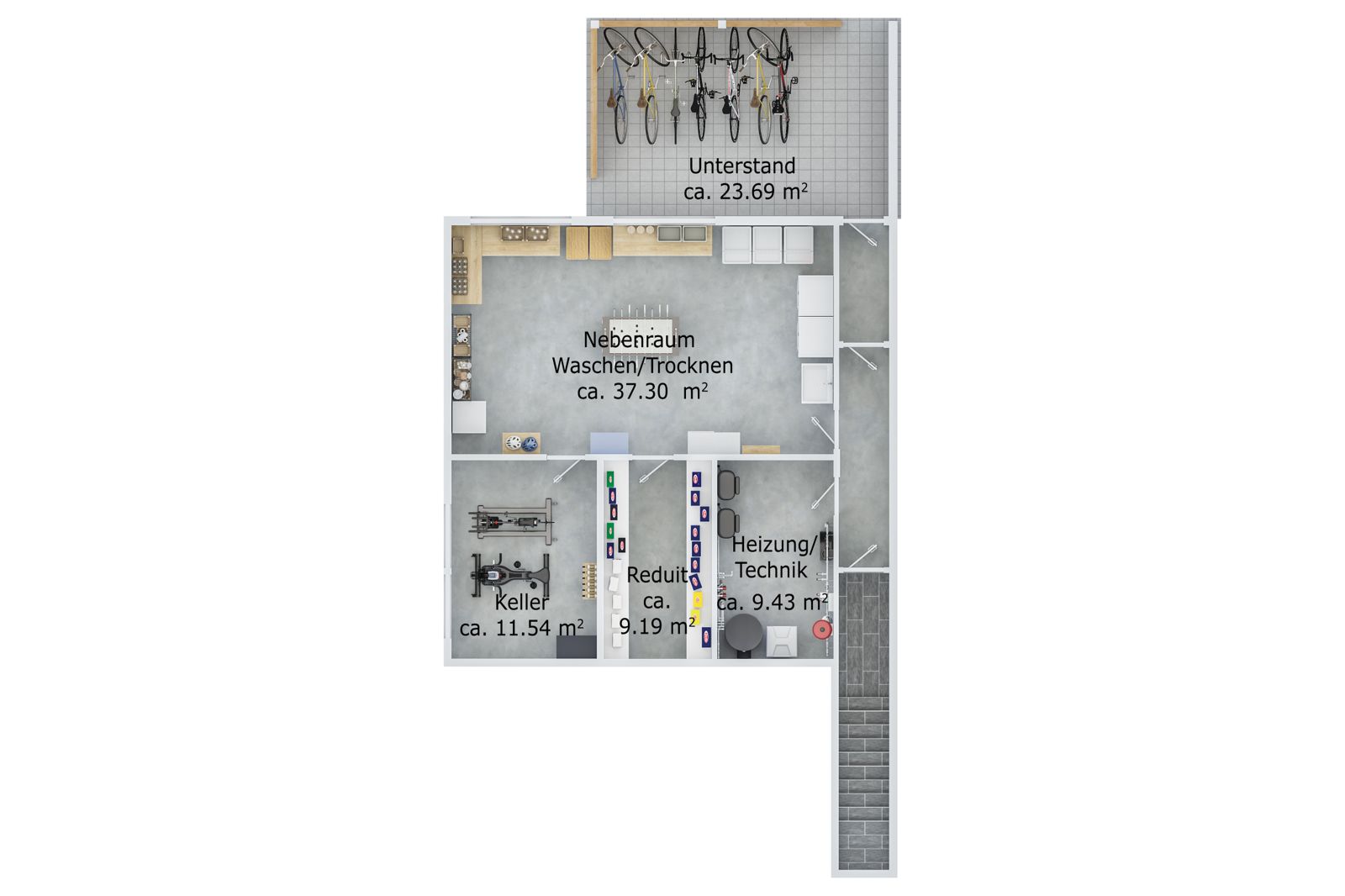 Grundriss Untergeschoss